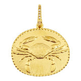 ZODIAC DIAMOND MEDALLION PENDANT
