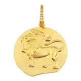 ZODIAC DIAMOND MEDALLION PENDANT