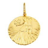 ZODIAC DIAMOND MEDALLION PENDANT