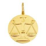 ZODIAC DIAMOND MEDALLION PENDANT