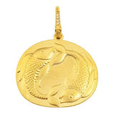 ZODIAC DIAMOND MEDALLION PENDANT