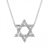 STAR OF DAVID WITH BAGUETTE DIAMONDS