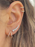 COMET DIAMOND EAR CLIMBER