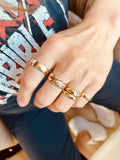 ROME STACKING RING -Blue Sapphire