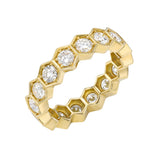HEX MAX ETERNITY BAND- LAB CREATED DIAMOND
