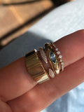 ROME STACKING RING -Blue Sapphire