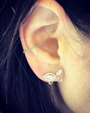 IVY EARRINGS -LAB CREATED DIAMOND