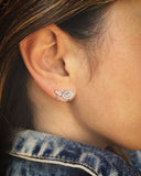 IVY EARRINGS -LAB CREATED DIAMOND