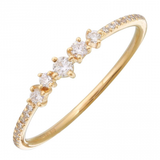 FAIRY DUST DIAMOND STACK RING