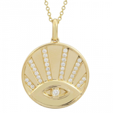 HORIZON DIAMOND EYE MEDALLION