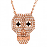 IMMORTAL DIAMOND SKULL NECKLACE