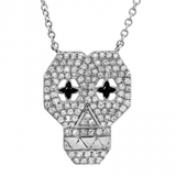IMMORTAL DIAMOND SKULL NECKLACE