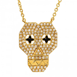 IMMORTAL DIAMOND SKULL NECKLACE