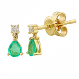 RUBY AND DIAMOND DROP EARRINGS