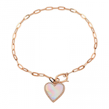 HANGING HEART CHARM BRACELET