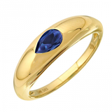 ROME STACKING RING -Blue Sapphire