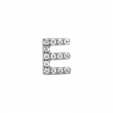 ALPHABET DIAMOND STUD EARRING -SINGLE