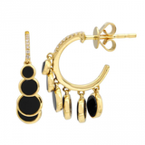 SHAKER HOOP EARRINGS