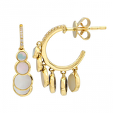 SHAKER HOOP EARRINGS