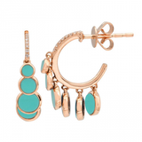 SHAKER HOOP EARRINGS