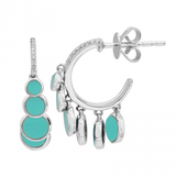 SHAKER HOOP EARRINGS