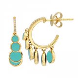 SHAKER HOOP EARRINGS