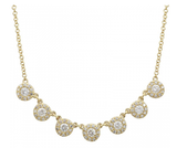 ROSETTE BLOOMED DIAMOND NECKLACE