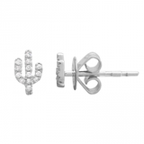 CACTUS DIAMOND STUD EARRINGS