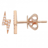 JOLT DIAMOND STUD EARRINGS