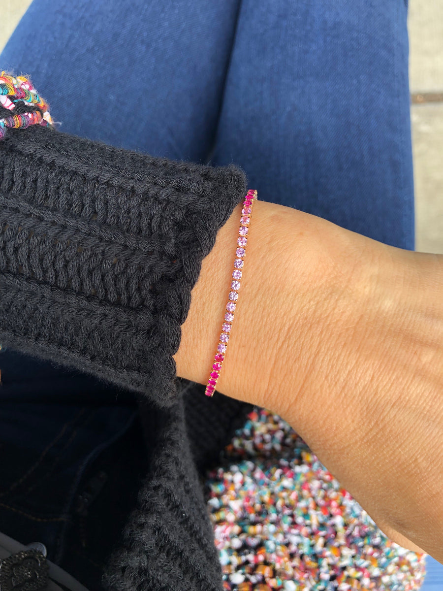 【HYERES LOR】25SS★ Essence SL Shine Point Tennis Bracelet IMG_5005.jpg
