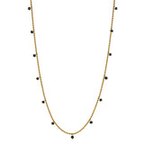 RAINDROPS NECKLACE -BLACK DIAMOND