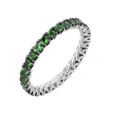EVERYDAY PAVE STACK BAND -TSAVORITE