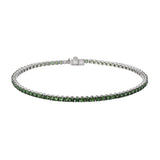 VENICE TENNIS BRACELET  -TSAVORITE