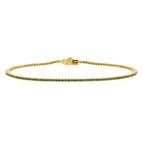 MICRO VENICE TENNIS BRACELET -EMERALD