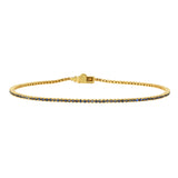 MICRO VENICE TENNIS BRACELET -BLACK DIAMOND