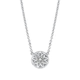 CALIFORNIA WILDFLOWERS DIAMOND FLORET NECKLACE