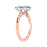 BLOOMED ORCHID DIAMOND ENGAGEMENT RING