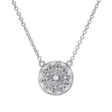 CALIFORNIA WILDFLOWERS FLOATING DIAMOND BLOOM NECKLACE