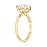 HIDDEN HALO SOLITAIRE ENGAGEMENT RING