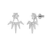 HORIZON DIAMOND SPIKES EARRING JACKET
