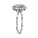 CALIFORNIA WILDFLOWERS RUSTIC DIAMOND ENGAGEMENT RING