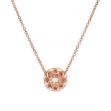 CALIFORNIA WILDFLOWERS  FULL BLOOM DIAMOND NECKLACE