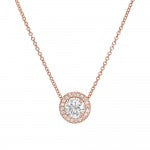 CALIFORNIA WILDFLOWERS  FULL BLOOM DIAMOND NECKLACE