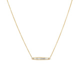 BAGUETTE BAR CHOKER NECKLACE