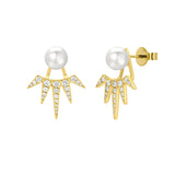 HORIZON DIAMOND SPIKES EARRING JACKET