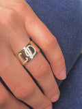 WIDE INITIAL RING