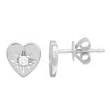 LOVE EXPLOSION DIAMOND STUD EARRINGS