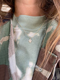 HAMSA HAND DIAMOND CHARM