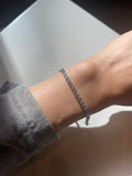 TRAVEL TENNIS BEZEL SET BRACELET