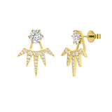 HORIZON DIAMOND SPIKES EARRING JACKET